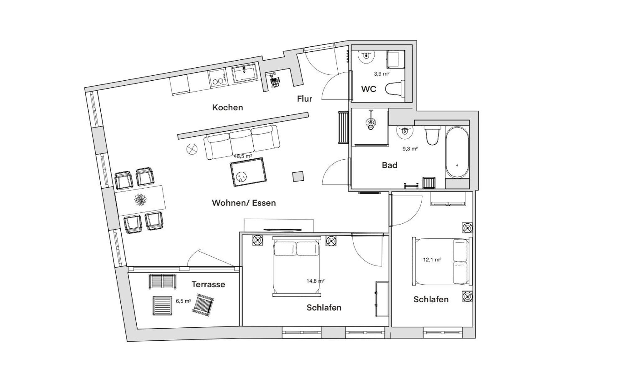 Pineapple Apartments Dresden Altstadt IV - 91 Qm - 1X Free Parking Экстерьер фото
